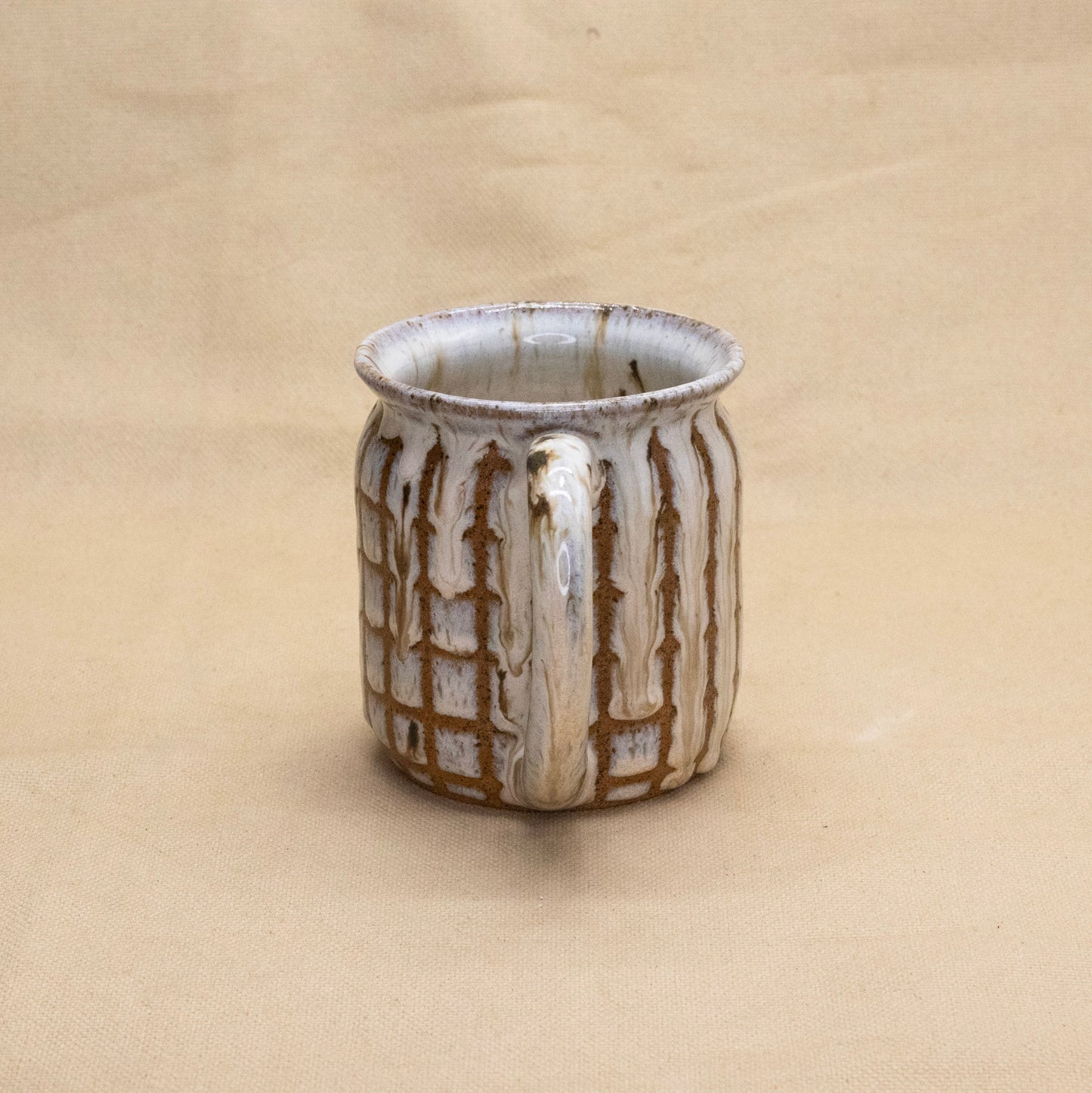 River Birch Lattice Flared Mug by Wrecky Designs