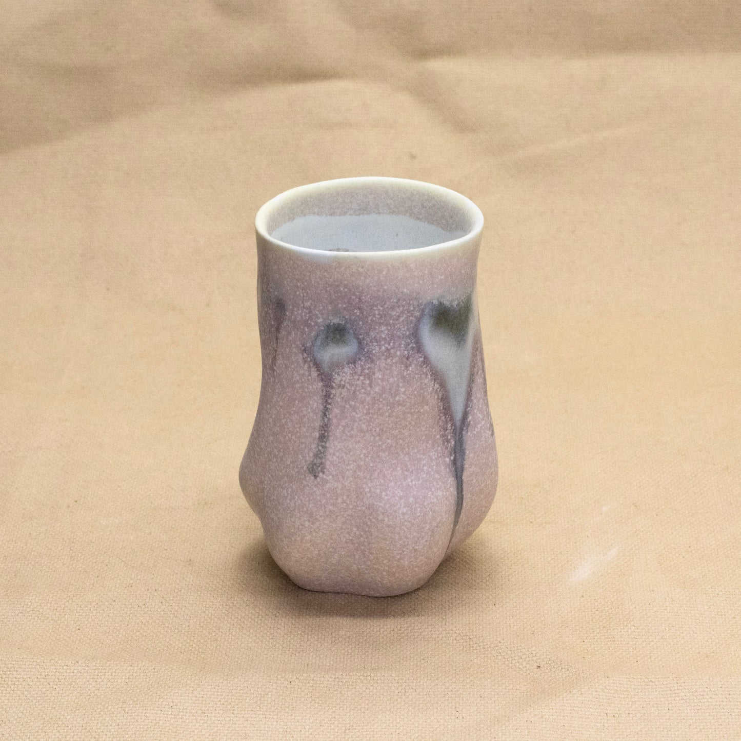 Drippy Altered Mug #2 by Liz Mazurek