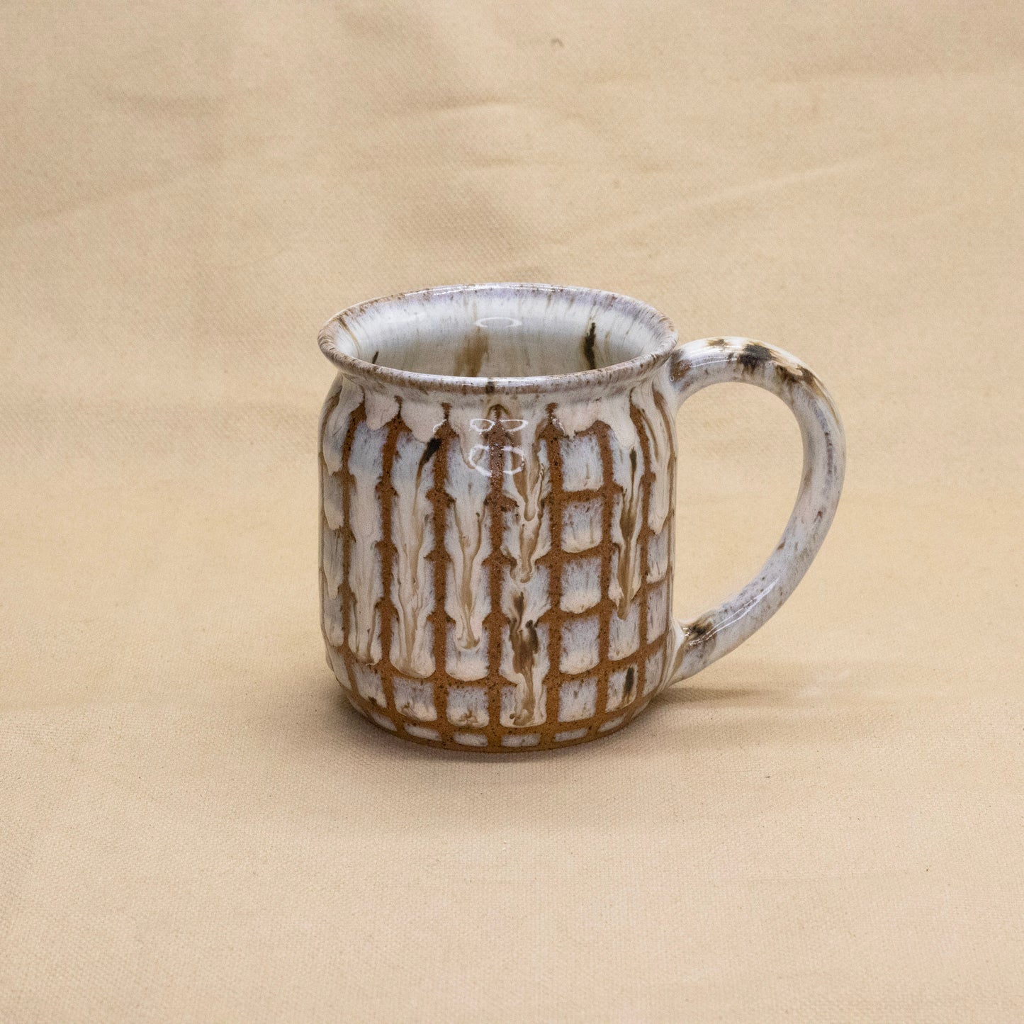 River Birch Lattice Flared Mug by Wrecky Designs