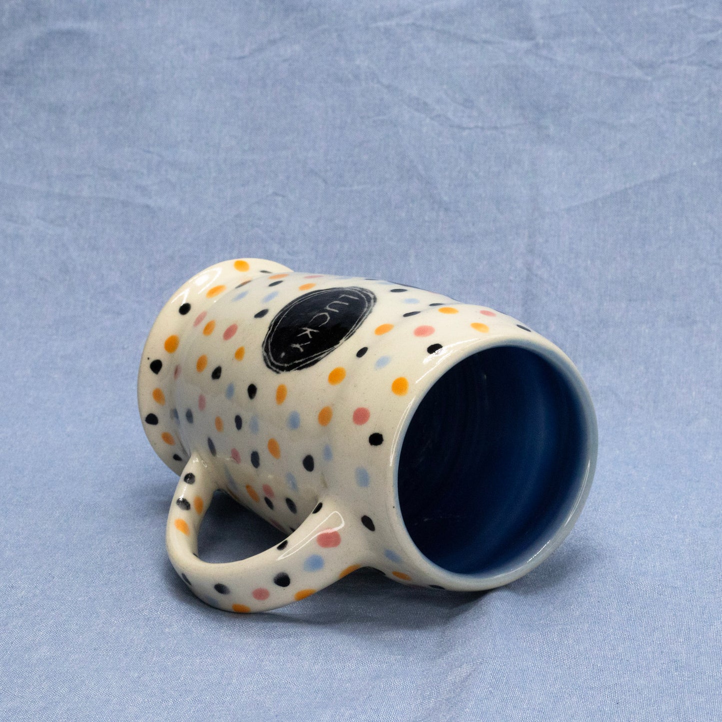 So Very Lucky Goose Cup by Frank Jacques