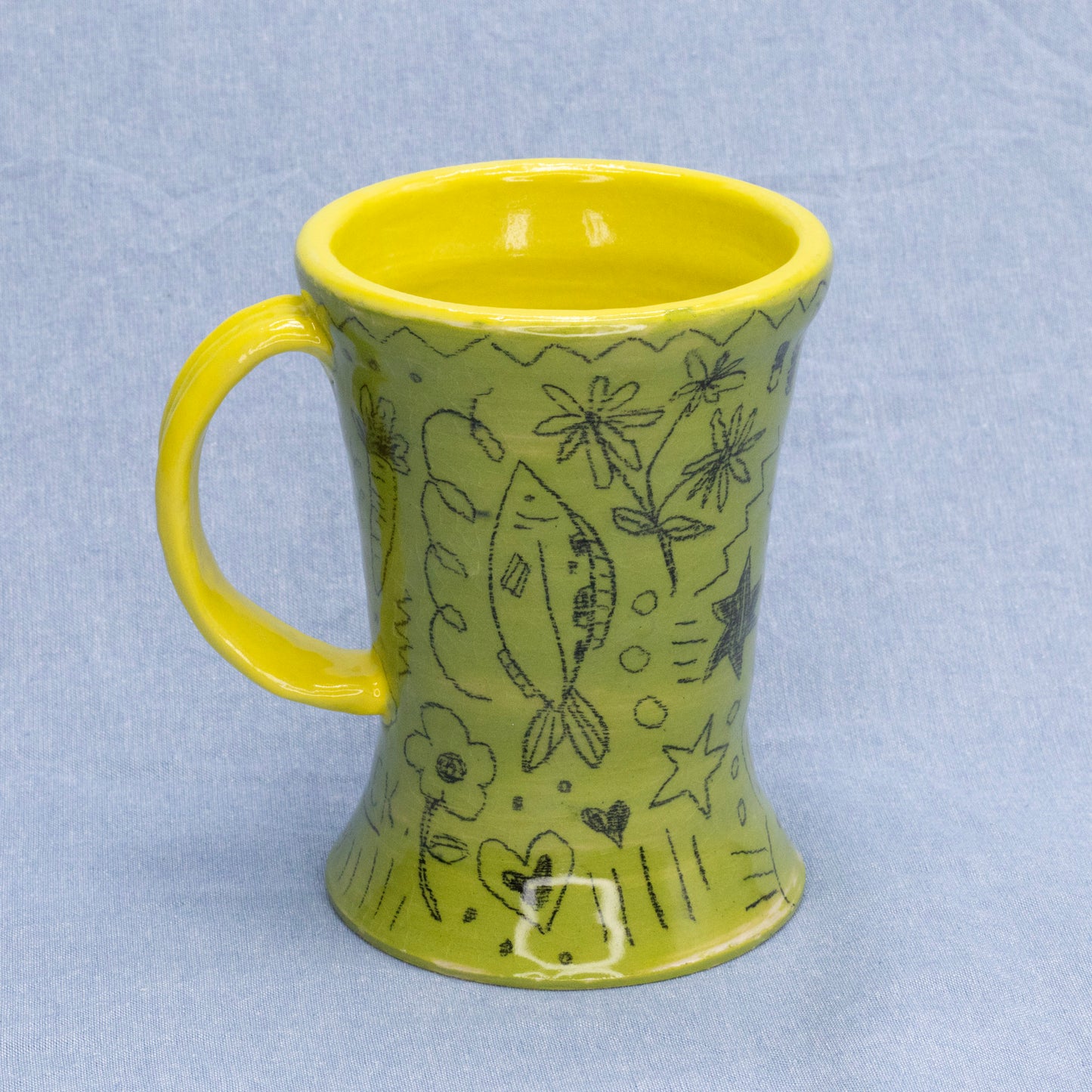 Doodle Mug #1 by Sardiniac Clay