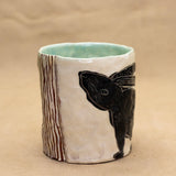 Tree Cup with Rabbit by Ryana Lawson