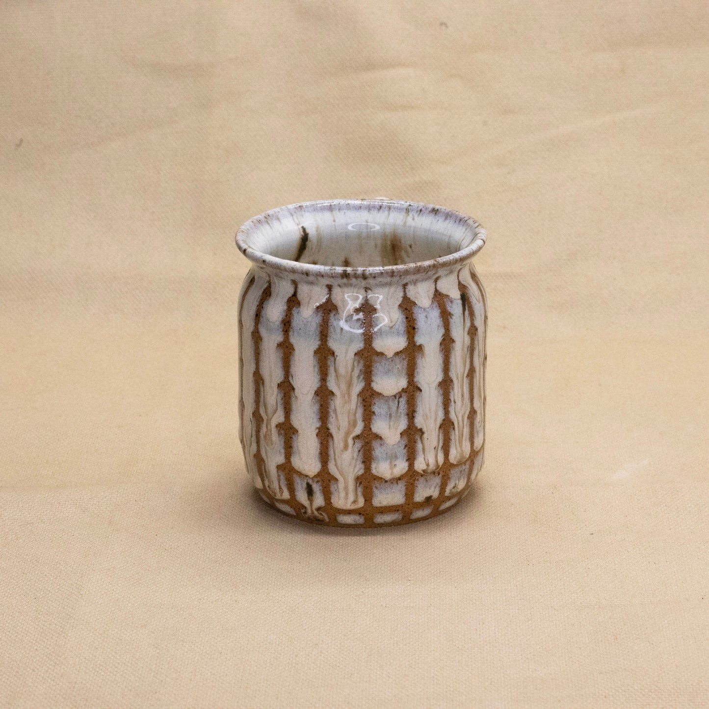 River Birch Lattice Flared Mug by Wrecky Designs