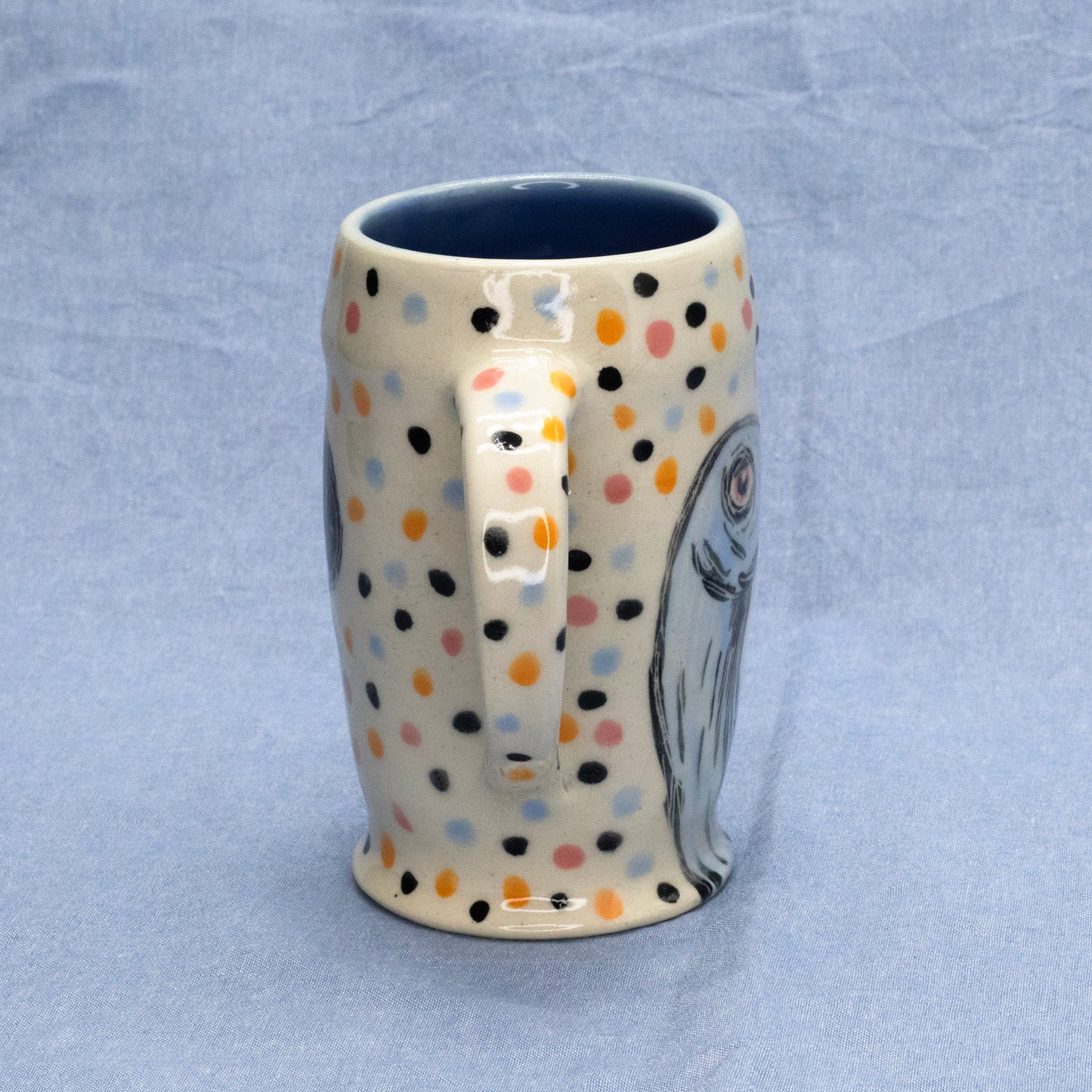 So Very Lucky Goose Cup by Frank Jacques