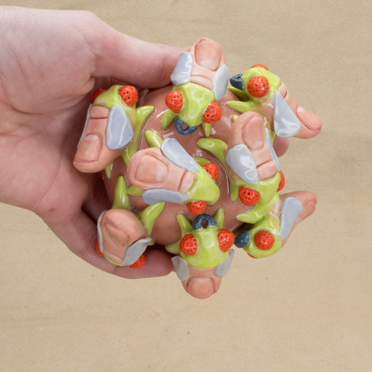 Wall Swarm #2 by Gabs Conway Ceramics