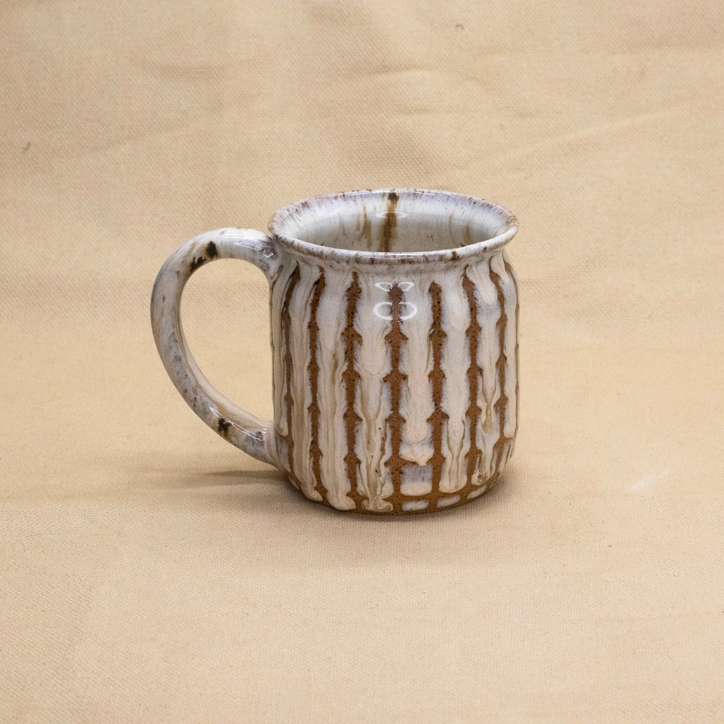 River Birch Lattice Flared Mug by Wrecky Designs