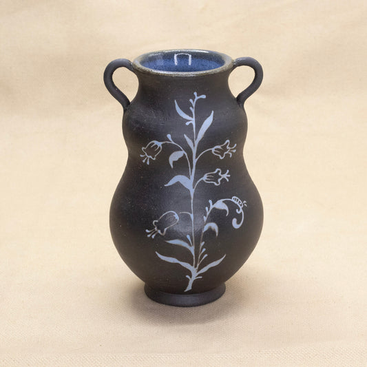 Blue Bubble Bluebell Vase by Caterpillar Clay