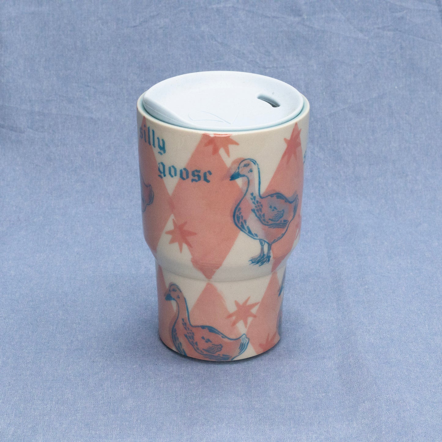 Silly Travel Tumbler #3 by City in Bloom Ceramics