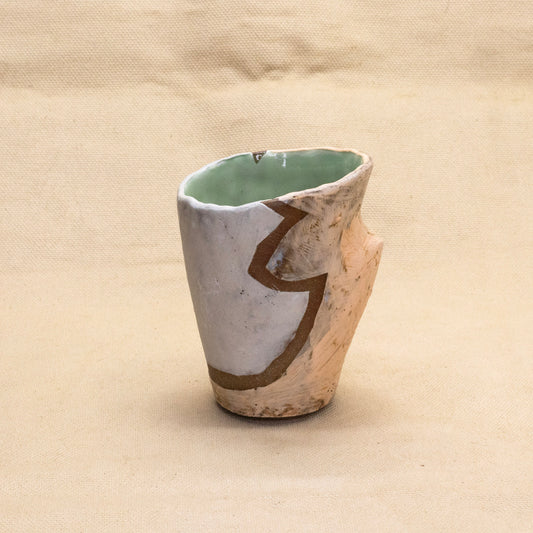 Little Tumbler with Lines #1 by Nina Berinstein