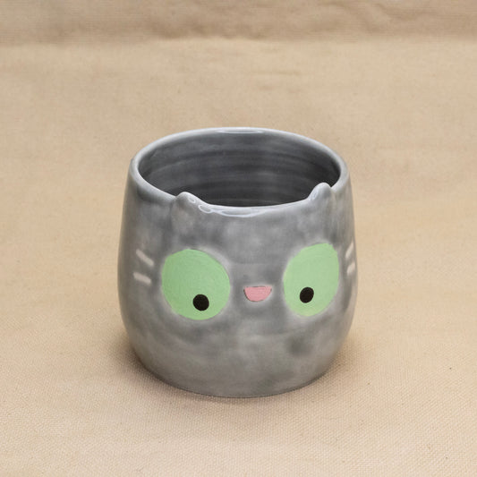 Cache Pot (Grey) by Hei Mao Studio