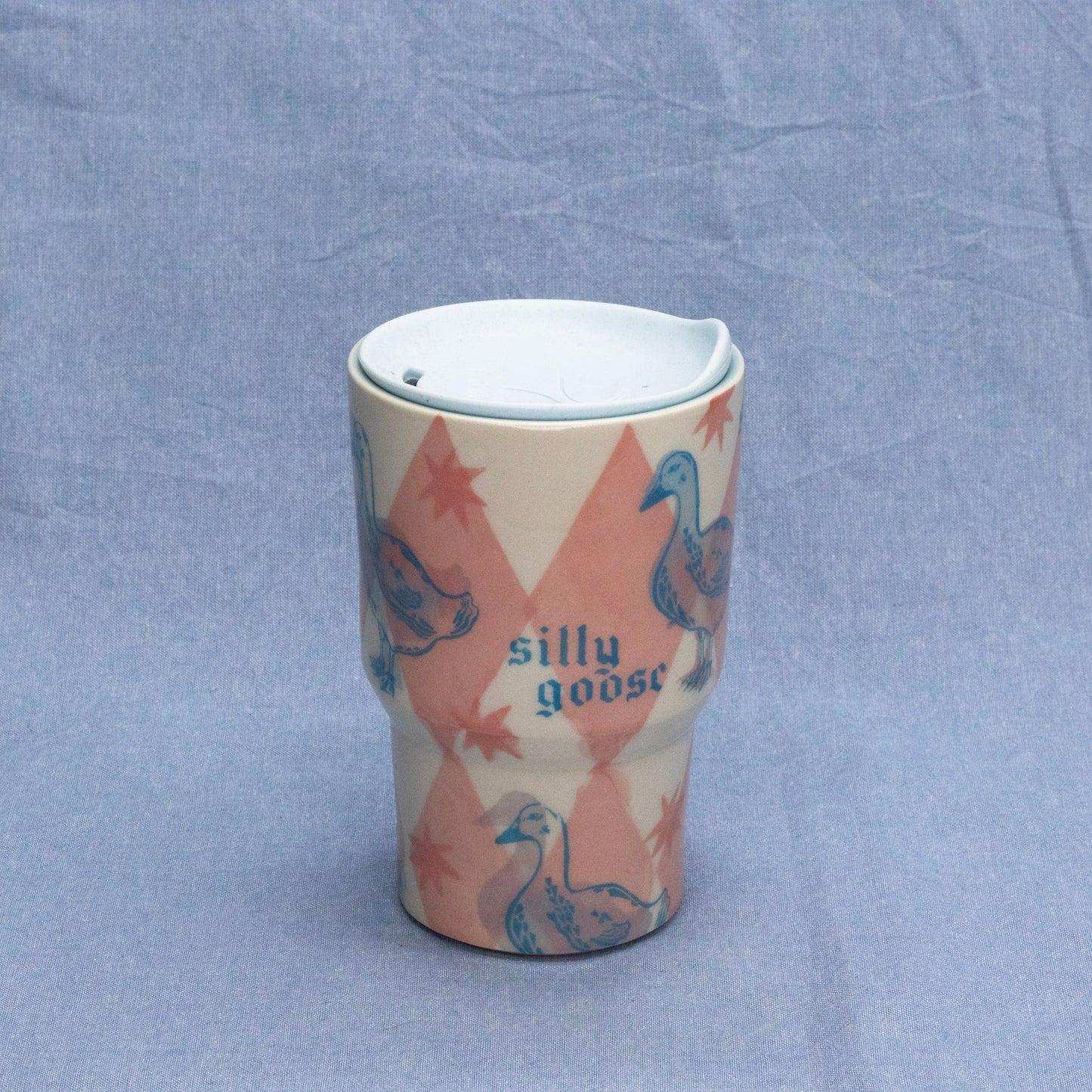 Silly Travel Tumbler #3 by City in Bloom Ceramics