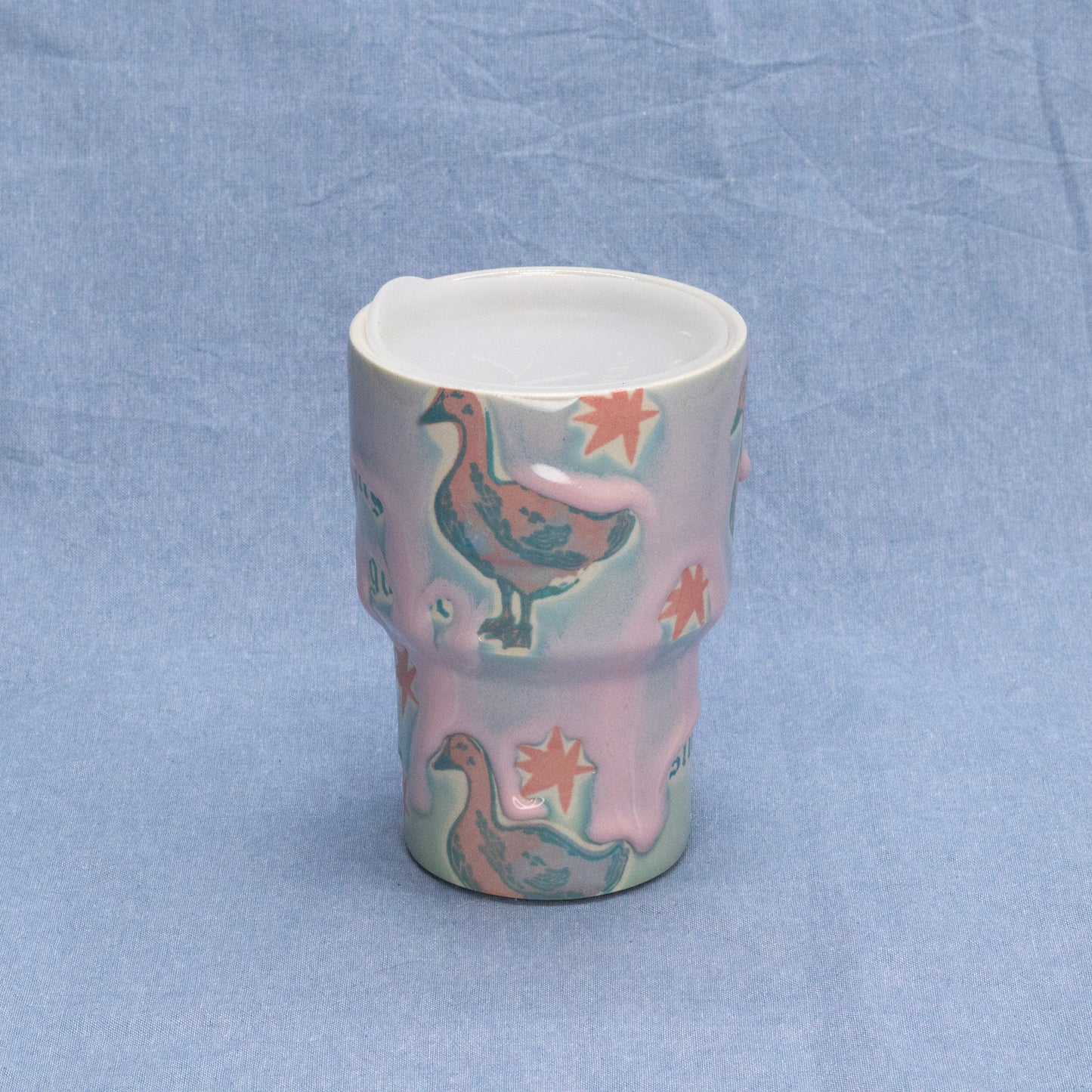 Silly Travel Tumbler #2 by City in Bloom Ceramics