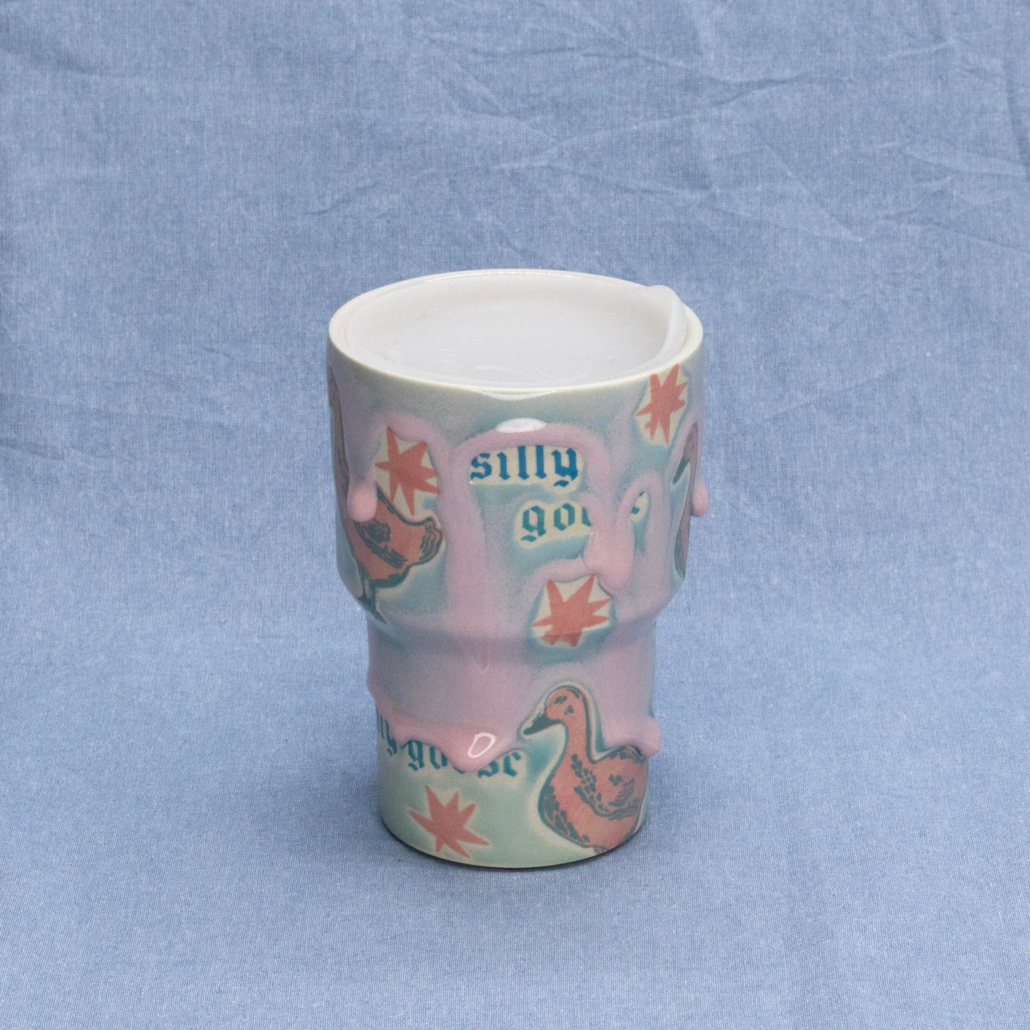 Silly Travel Tumbler #2 by City in Bloom Ceramics