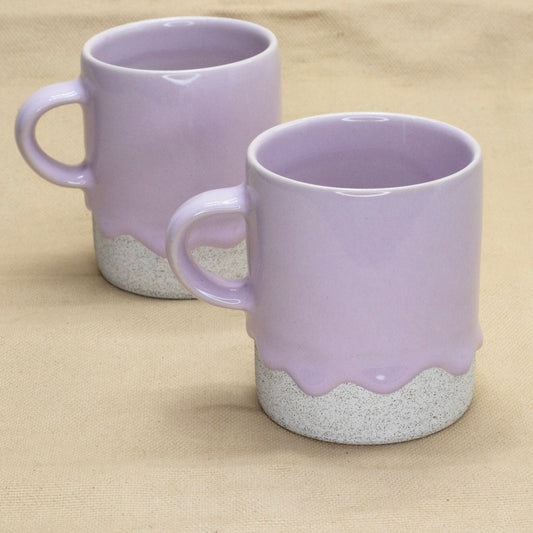 Cylinder Mug (Lavender) by Drippy Pots