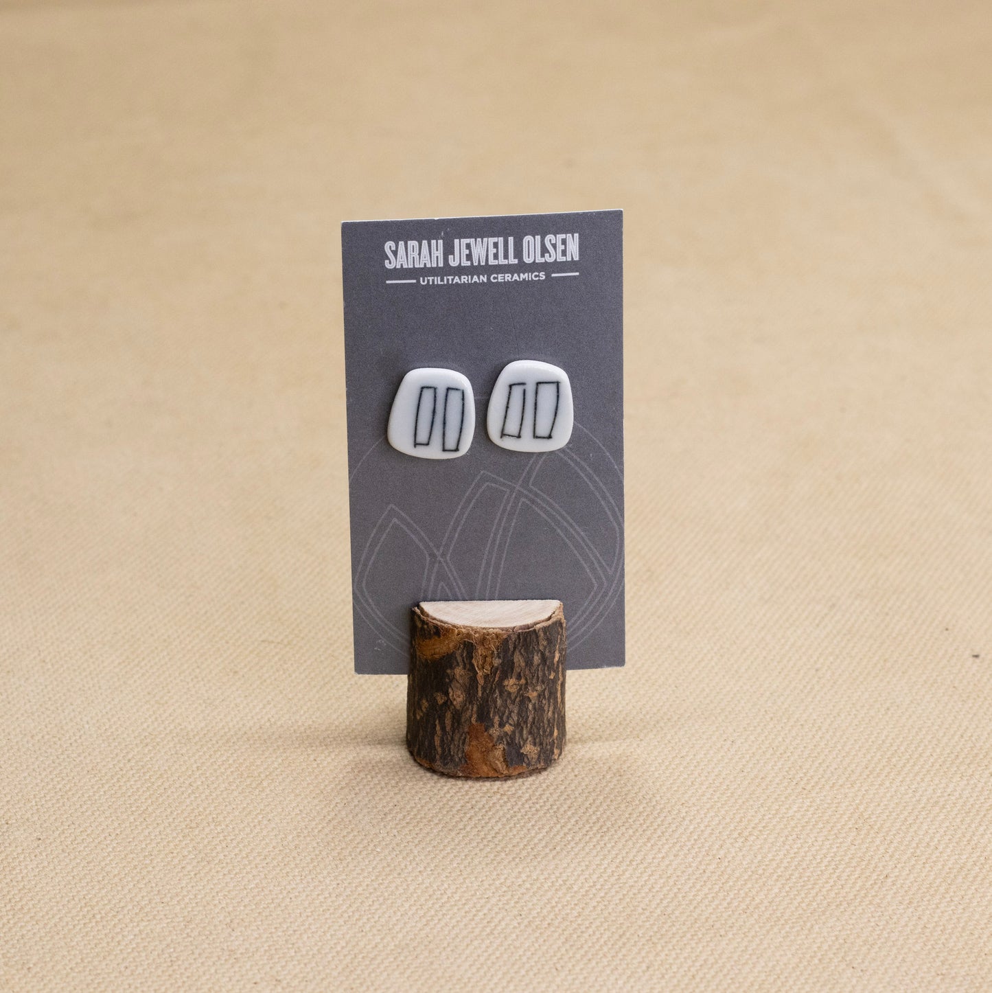 Stud Earrings by Sarah Jewell Olsen