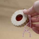 Raspberry Linzer Ornament by Sam Dodie Studio