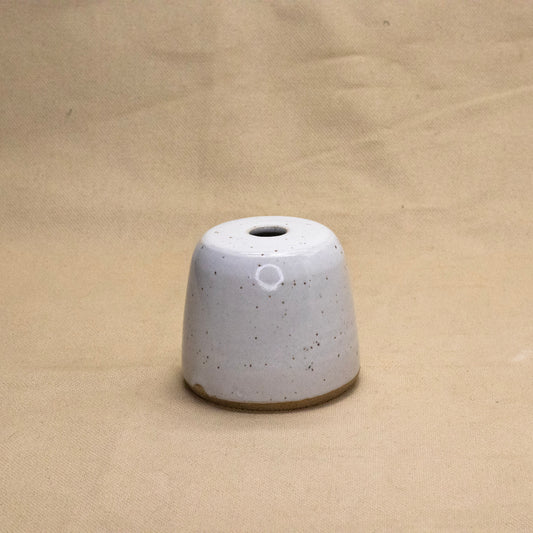 White Bud Vase by Smudge and Rust