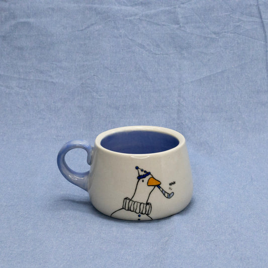 Clown Goose Mug by Mud Monster Clayworks