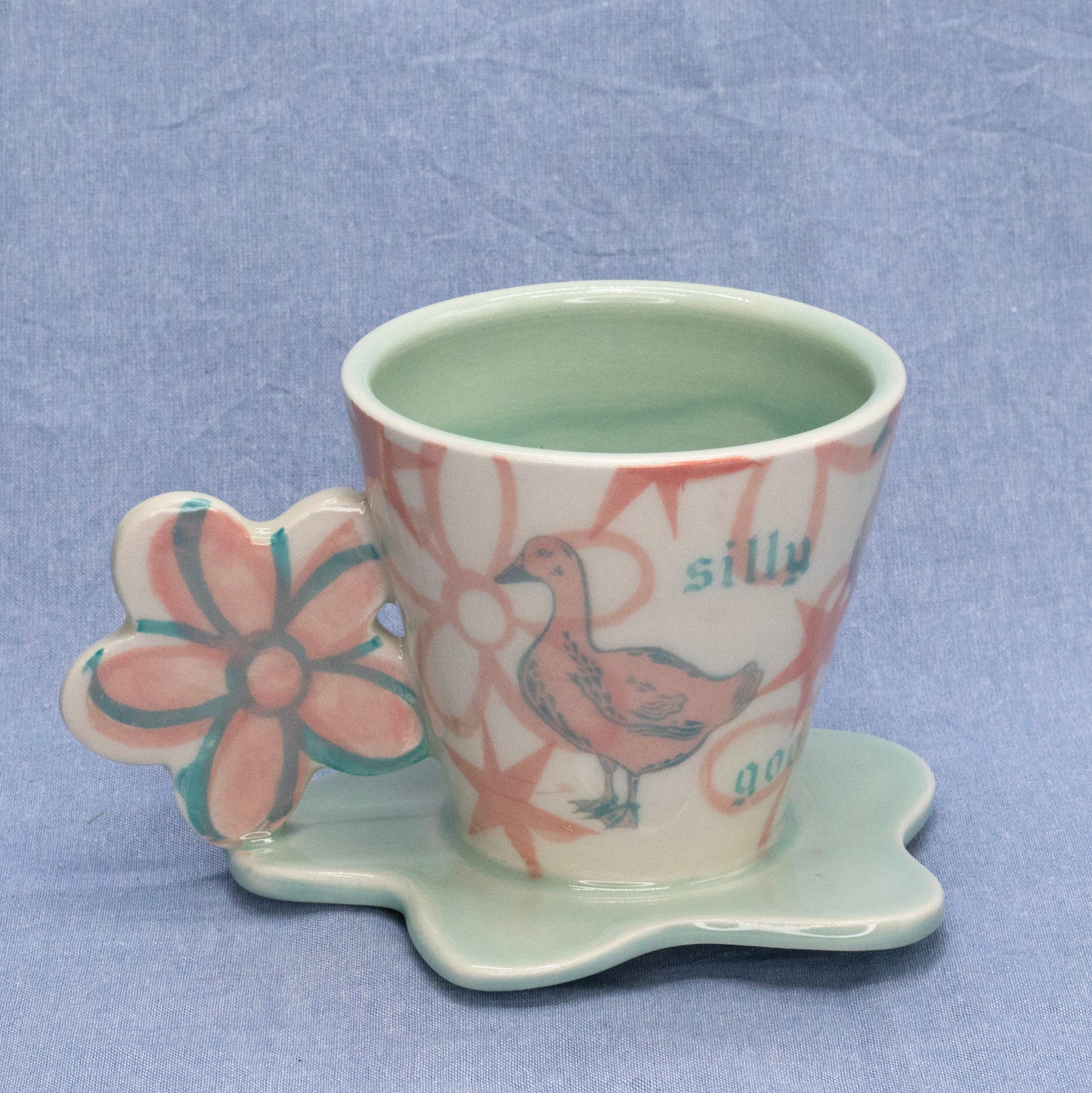 Silly Goose Daisy Pourover by City in Bloom Ceramics
