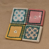 Floral Coaster Set by Samantha Schauer