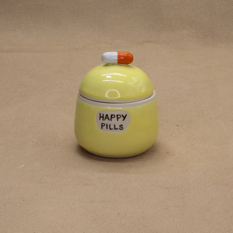 Happy Pills Jar by Liz Benko