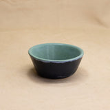 Charcoal and Light Green Small Bowl by Stacey Schultz