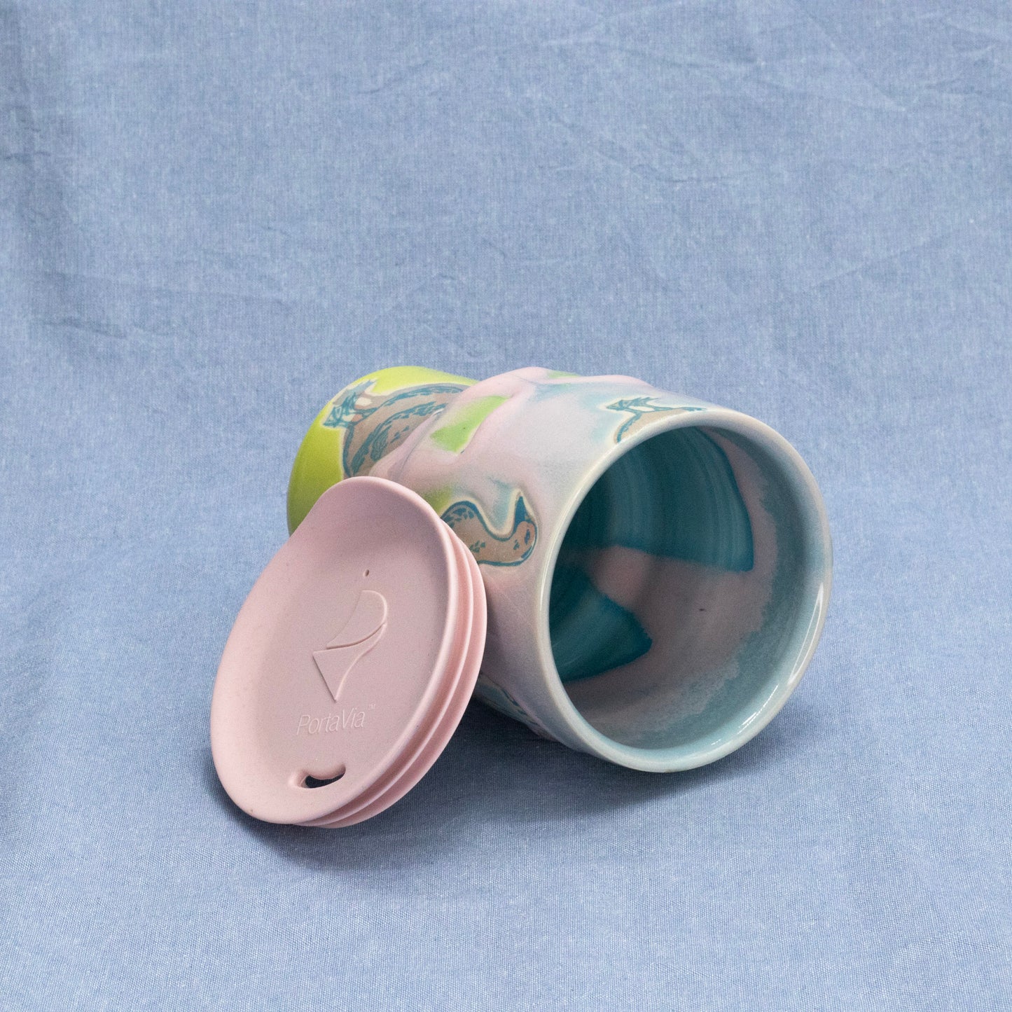 Silly Travel Tumbler #1 by City in Bloom Ceramics