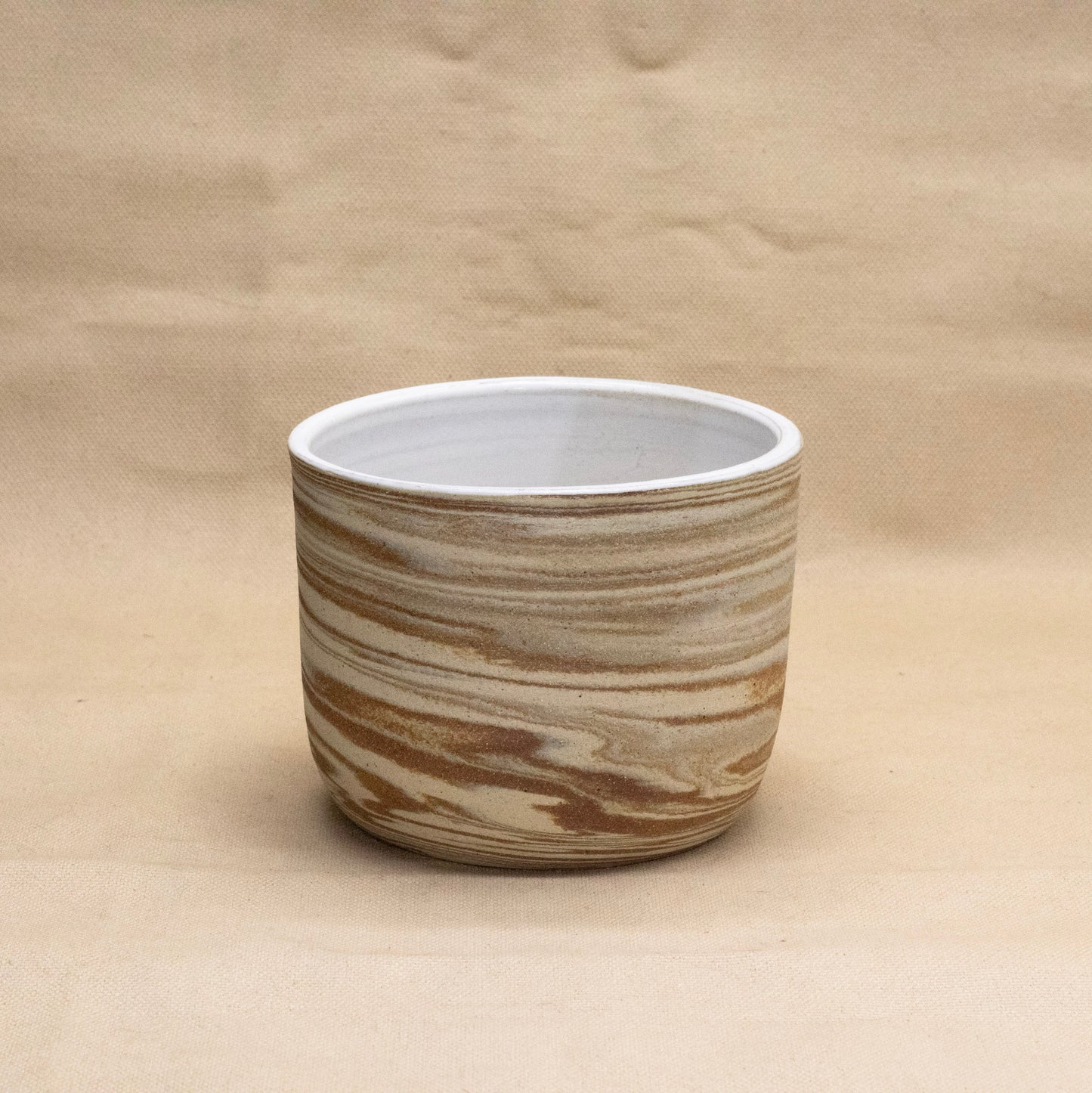 Round Planter (Glossy Interior) by Full Spectrum Ceramics