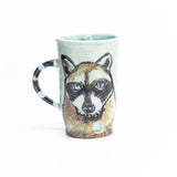 Racoon Handled Cup by Frank Jacques