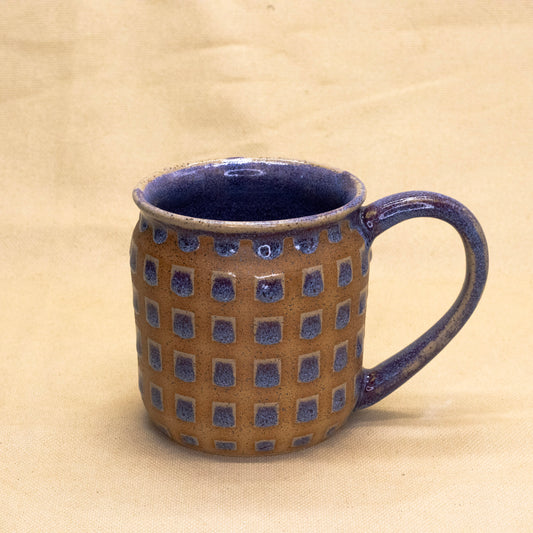 Black Cherry Lattice Flared Mug by Wrecky Designs