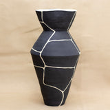 Map Vase (Black) by Hop & Jans Studio