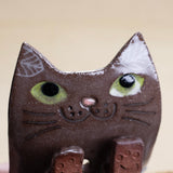 Soap Dish (Brown Cat) by Yuka Nakano