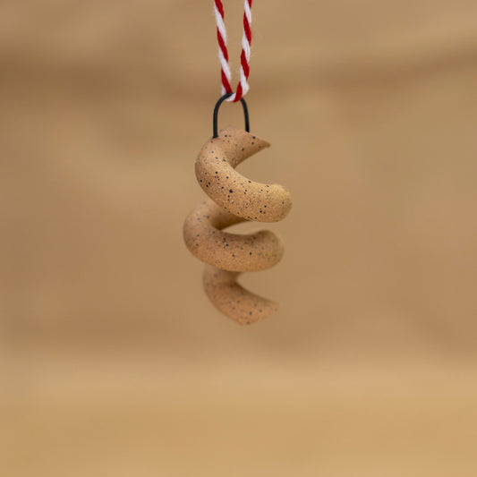 Cavatappi Ornament by Sam Dodie Studio