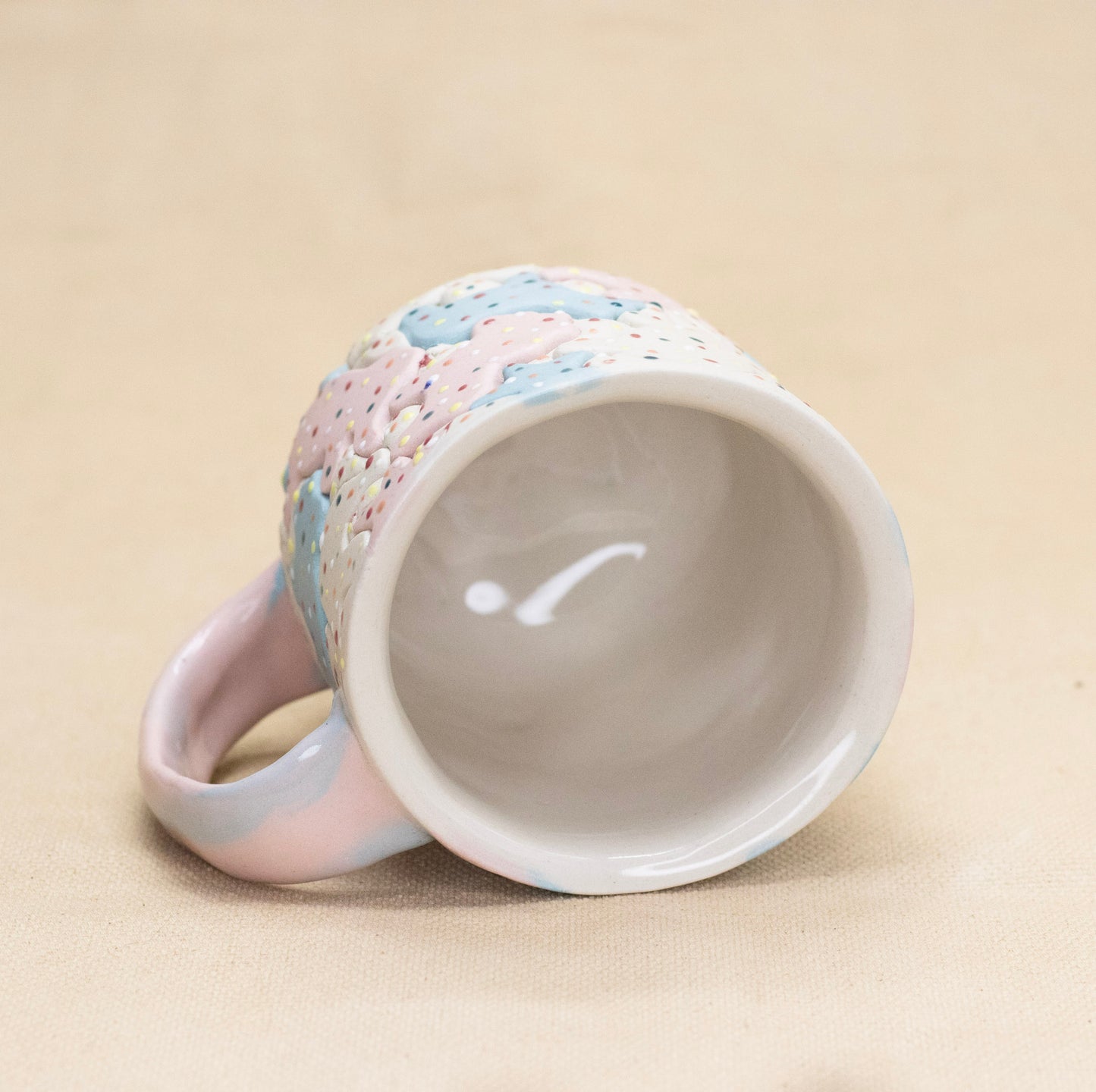 Trans Pride Circus Animal Mug by Amber Frances