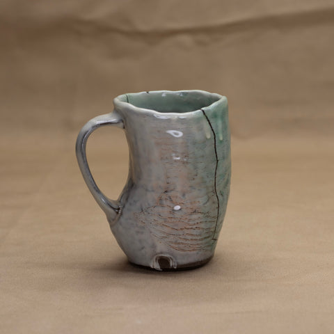 Pillow Mug with Green by Nina Berinstein