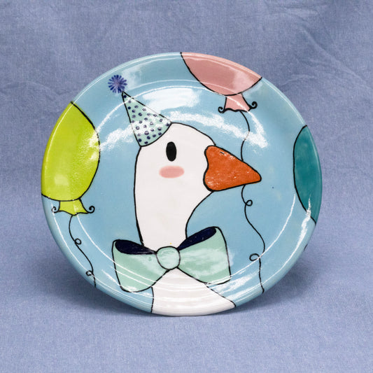 Party Marty Dessert Plate by The Introverted Potter
