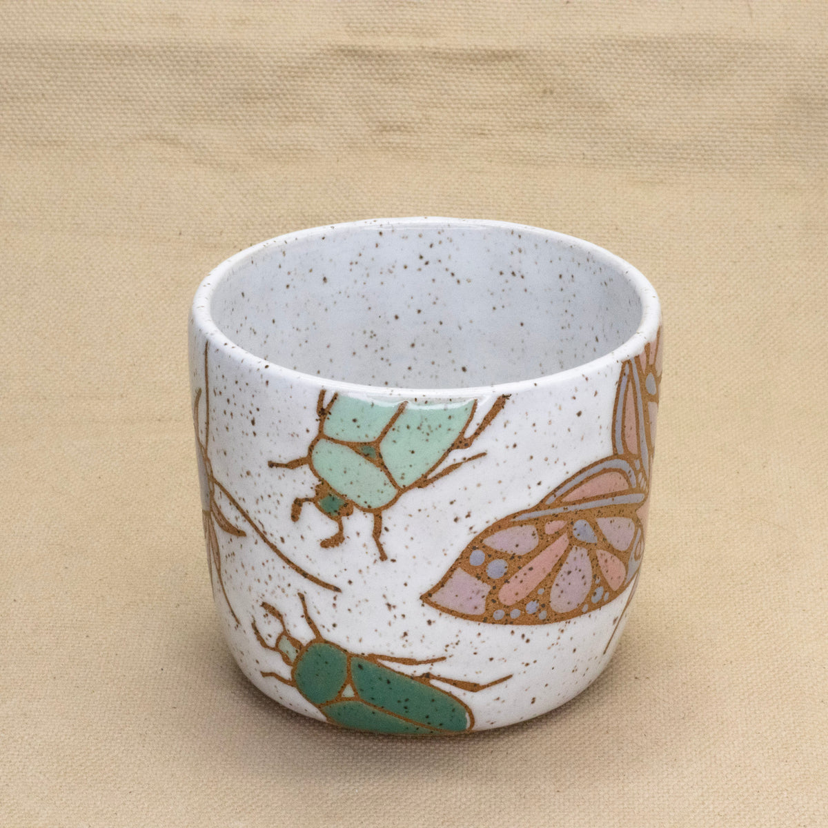 Bug and Moth Mug by Jess Wiseheart