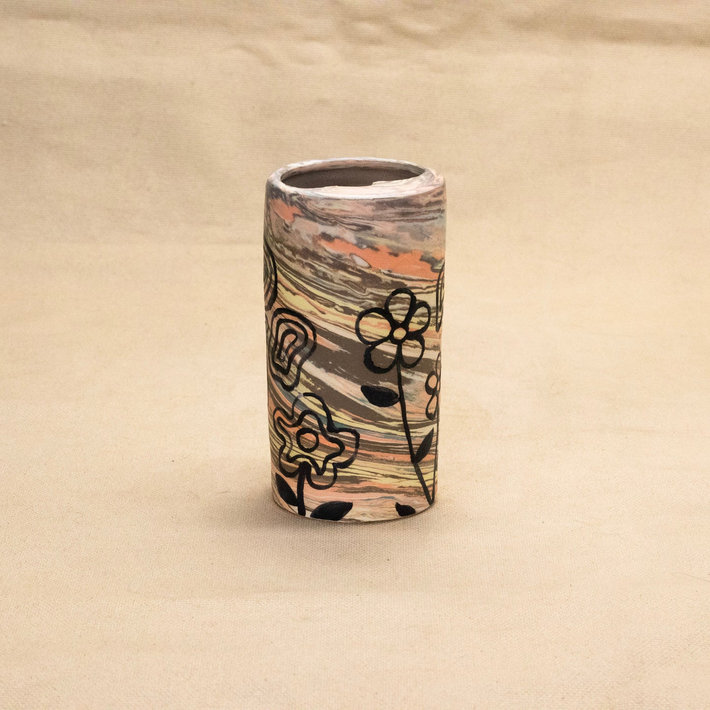 Marbled Travel Mug #2 by Jem Tong