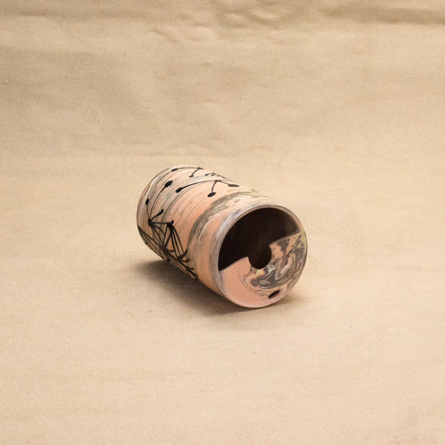 Marbled Travel Mug #1 by Jem Tong