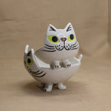 Cat Bowl (White) by Yuka Nakano