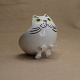 Cat Bowl (White) by Yuka Nakano