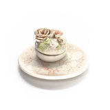 Porcelain Ring Box + Tiny Tray by Alison Grevstad