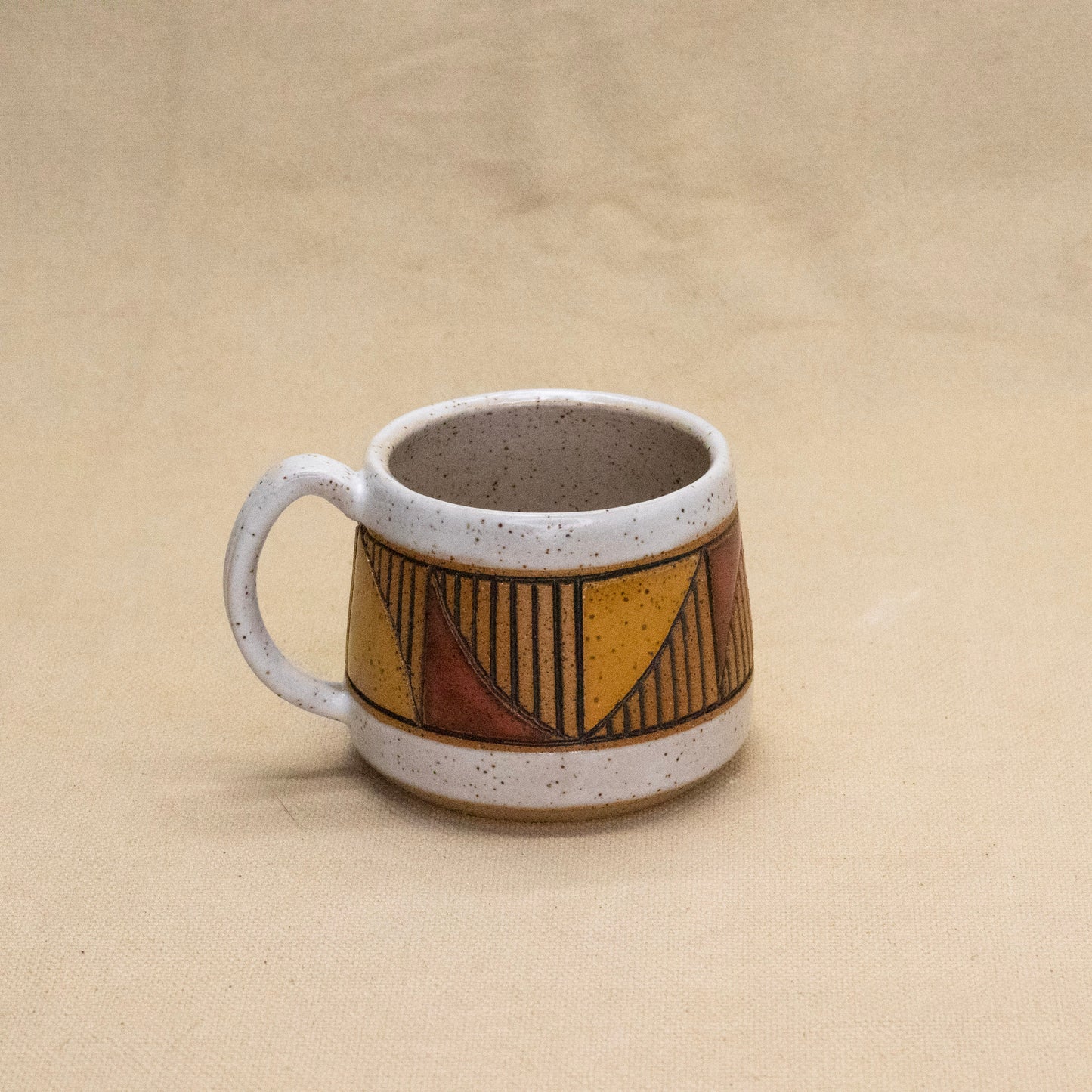 Small Bridge Mug (Cedar/Wheat) by Sanctuary Ceramics