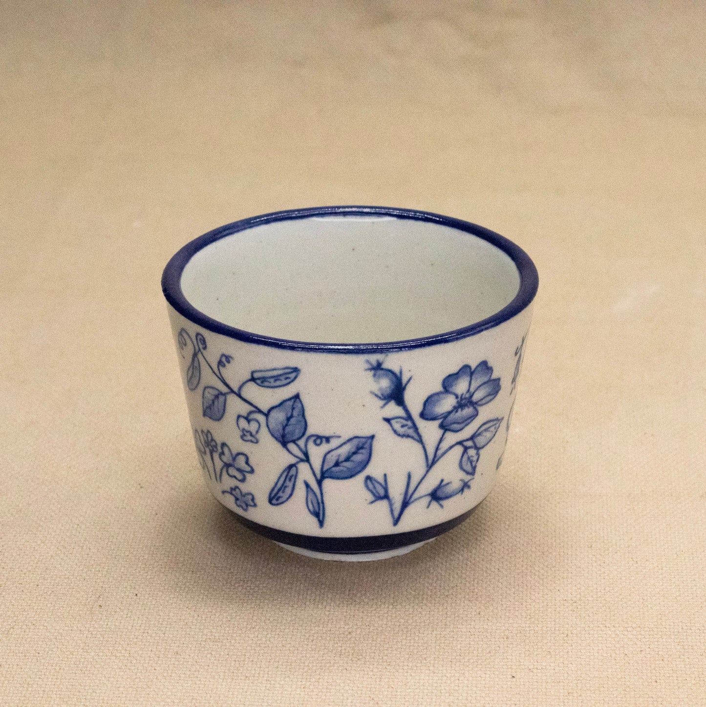 Floral Teacup by Caterpillar Clay