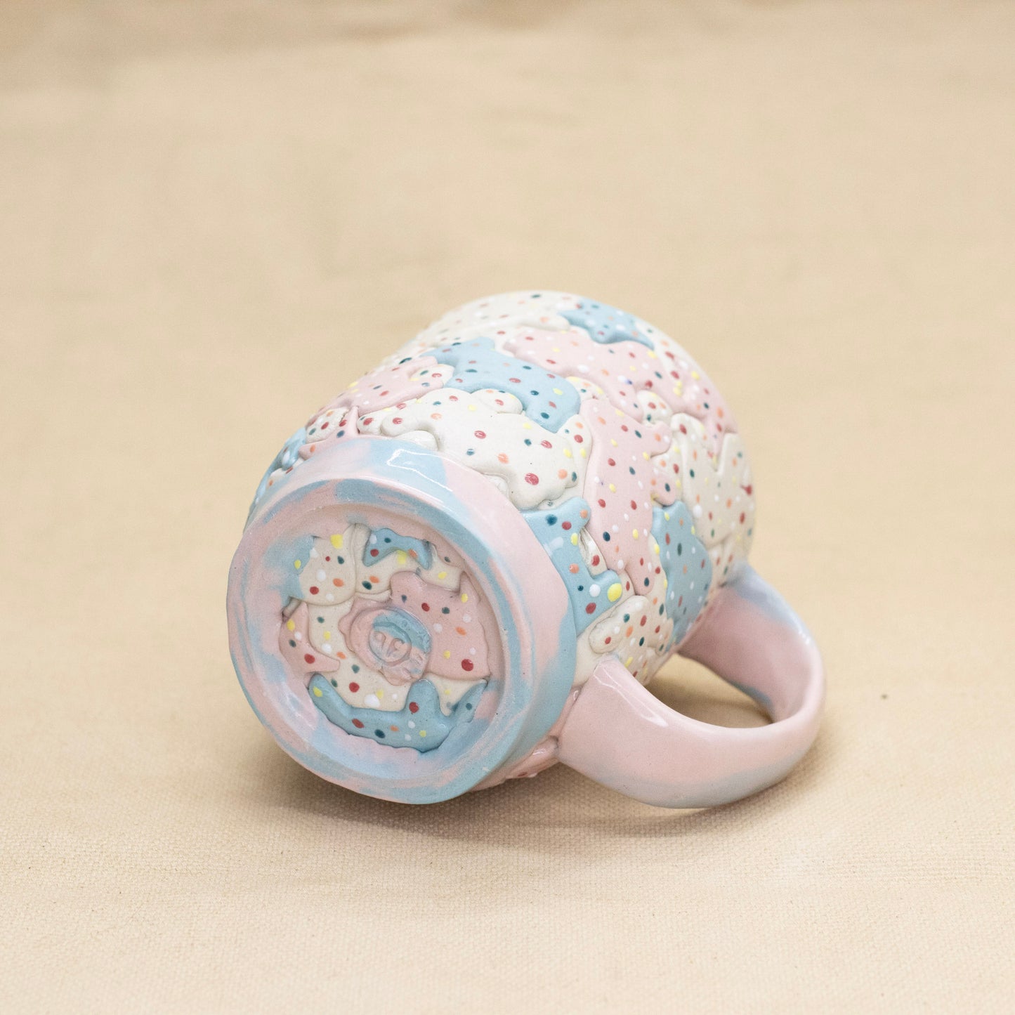 Trans Pride Circus Animal Mug by Amber Frances