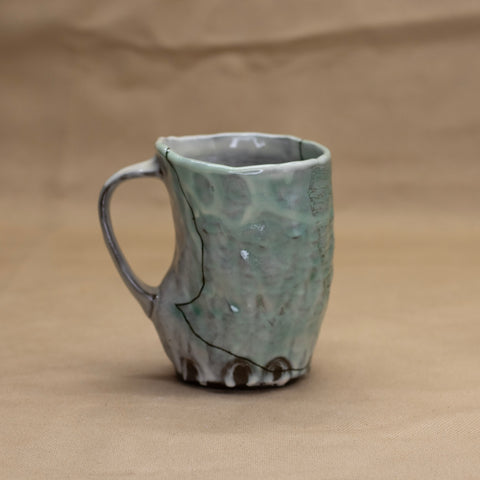 Pillow Mug with Green by Nina Berinstein