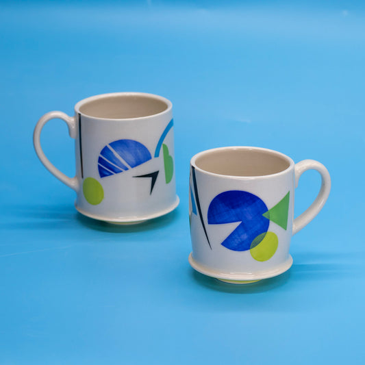 Retro Remix Porcelain Rocko Mug by Amanda Love