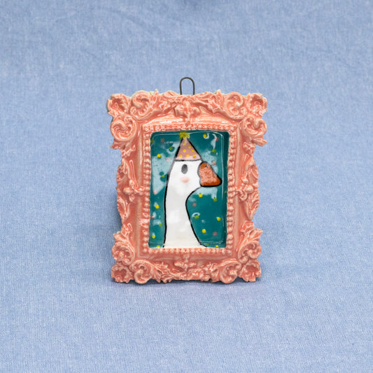 Framed Party Marty (Pink) by The Introverted Potter