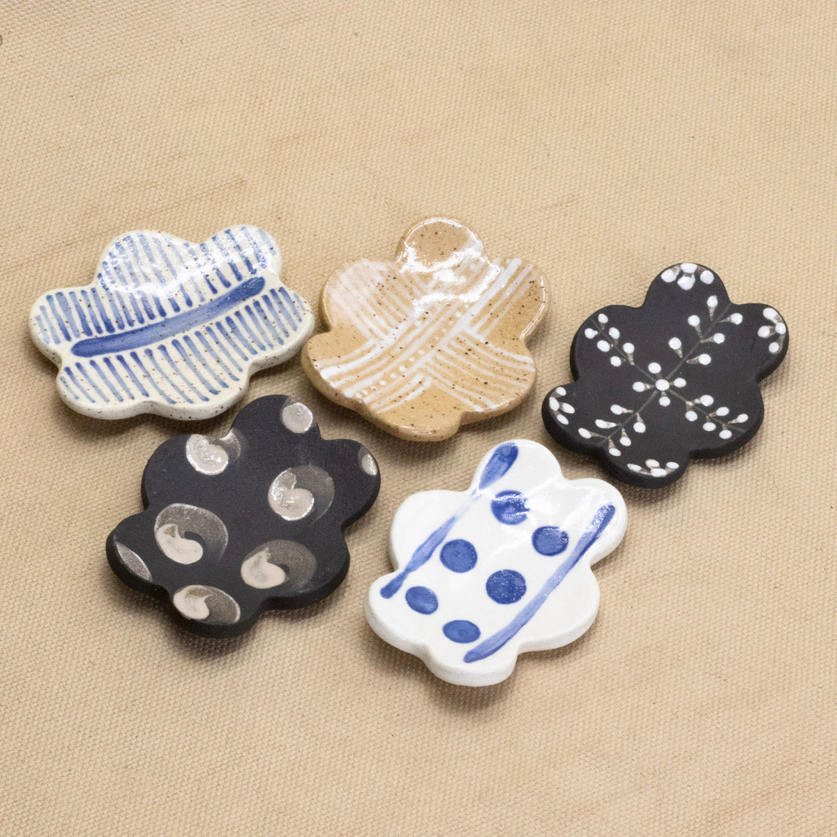 Small Plate Sets by Yuka Nakano