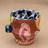 Pinched Terra Cotta Sipper by Laura Williams